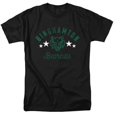 Мужская официальная футболка Bearcats от университета Бингемтона, черная