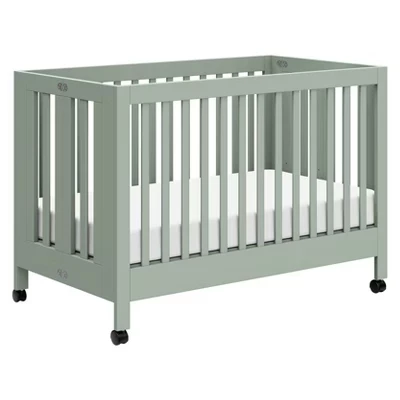 Кроватка Babyletto Maki складная с конвертером, шалфейная