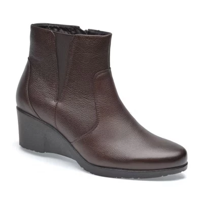 Женские кожаные ботинки Pazstor Jambu 7409, красные