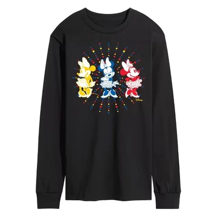 Мужской лонгслив Disney Mickey & Friends, черный