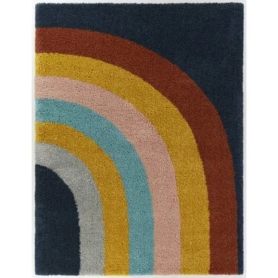 Детский коврик Rainbow Shag - синий