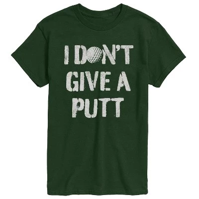 Мужская футболка с коротким рукавом I Dont Give A Putt с графическим рисунком