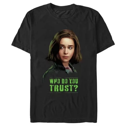 Мужская футболка : Secret Invasion Abigail от бренда Who Do You Trust, черная