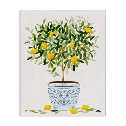 Картина Stupell Industries, 61 × 76 см, лимонное дерево
