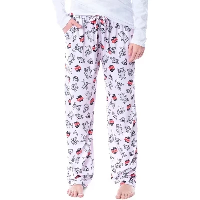 Женская мягкая пижамная одежда Kitty Super Soft Lounge, пижамные брюки, розовый розовый