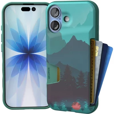 Чехол Smartish Wallet Slayer для iPhone 17, многоцветный
