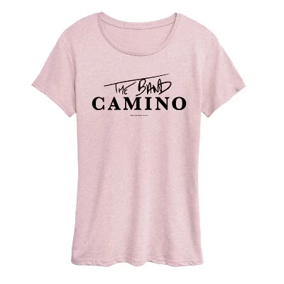 Женская футболка The Band Camino Logo, розовая