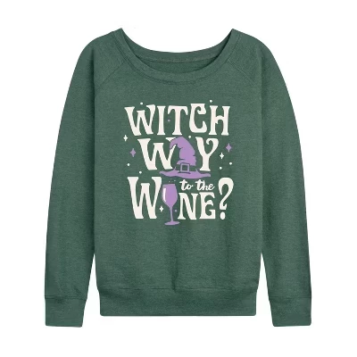 Женский лонгслив Instant Message Witch Way, можжевеловый