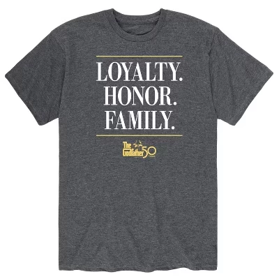 Мужская футболка с коротким рукавом loyalty honor family из коллекции 50th Anniversary Collection с графическим рисунком - вересковый уголь