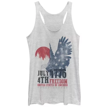 Женская футболка Lost Gods Fourth of July 177 от Freedom Racerback