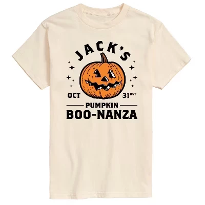Мужская футболка Jacks Pumpkin Boonanza с коротким рукавом и графическим принтом кремового цвета