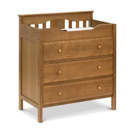 Пеленальный комод DaVinci Jayden, 3 ящика, каштановый