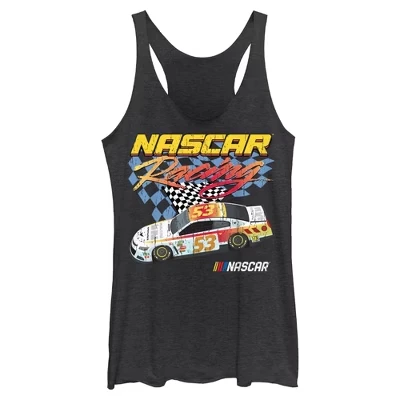 Женская майка Nascar Retro Racing 53, черная