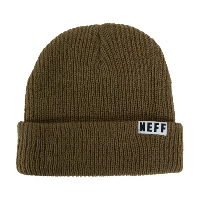 Унисекс шапка Neff Fold, коричневая