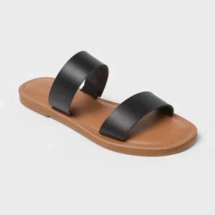 Женские сандалии Universal Thread Freya Footbed, черные