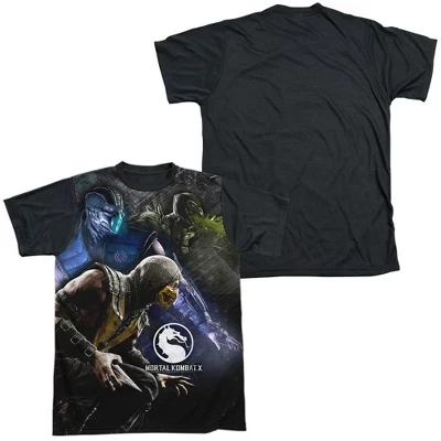 Мужская футболка Mortal Kombat X Three of a Kind, белая