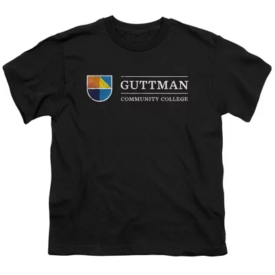 Детская футболка NCAA Guttman с винтажным логотипом, черная