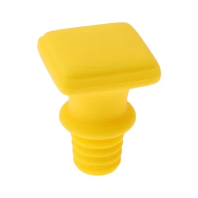 Пробка для бутылки Unique Bargains силиконовая 4.5×3.5×3.5 см, желтая