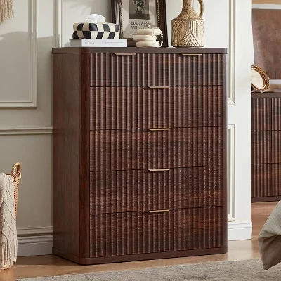 Комод Der Rose BALHAM TRADE, 6 ящиков, ореховый