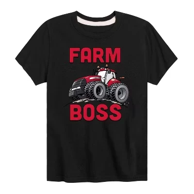 Футболка с коротким рукавом и рисунком Farm Boss черного цвета