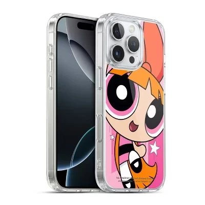 Мягкий гелевый чехол Powerpuff Girls Graphics для Apple iPhone 16 Pro и MagSafe blossom