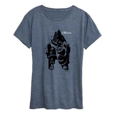 Women's -  - Conjuring Chair Short Sleeve Graphic T-Shirt heather blue