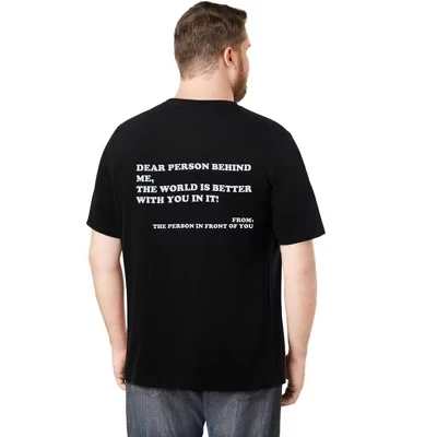 Slogan Graphic T-Shirt dear person