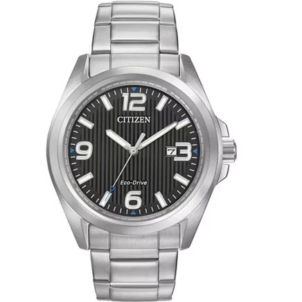 Мужские часы Citizen Eco-Drive Garrison, серебристые