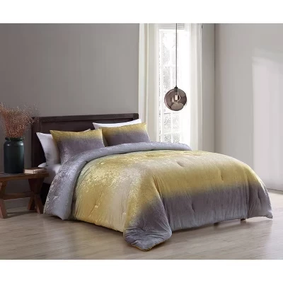 Комплект покрывала Geneva Home Fashion Bradshaw, горчичный