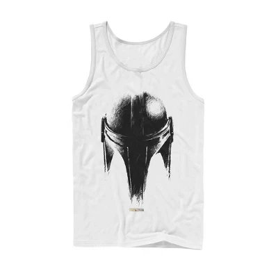 Мужская майка Star Wars Mandalorian, белая
