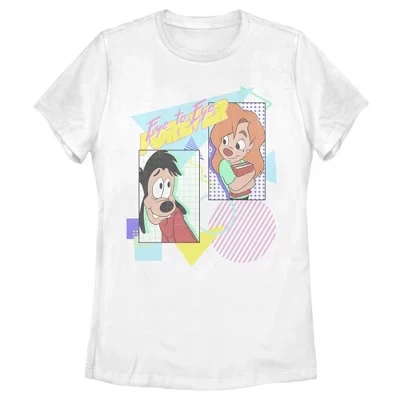 Женская футболка Disney «Макс и Роксана», белая