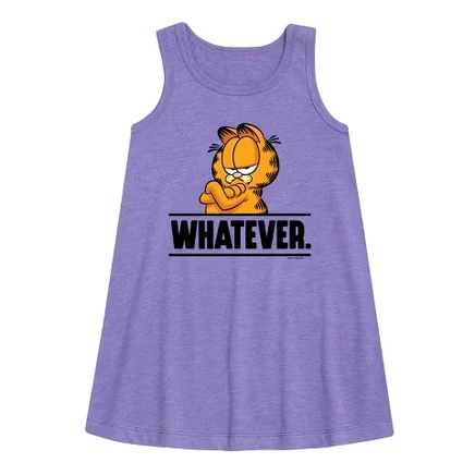 Платье для девочек Garfield Whatever без рукавов, фиолетовое