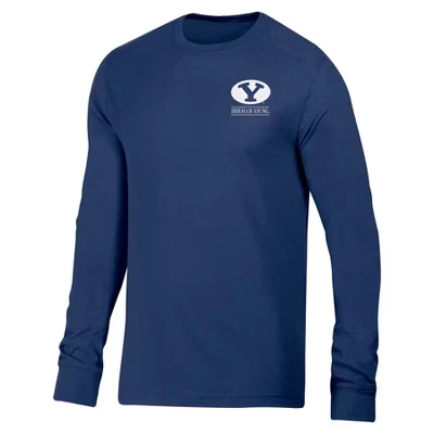 Мужская футболка с длинным рукавом BYU Cougars
