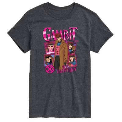 Men's - Gambit - Gambit Short Sleeve Graphic T-Shirt heather charcoal