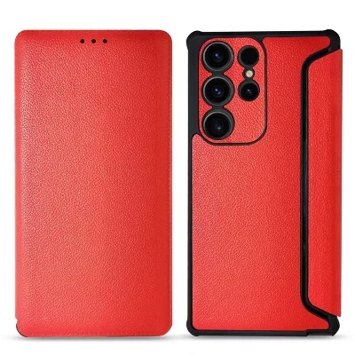 Чехол-кошелек Reiko для Samsung Galaxy S23 Ultra, красный