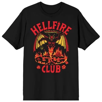 Настольная игра Hellfire Club для взрослых, черная футболка с круглым вырезом и коротким рукавом черного цвета