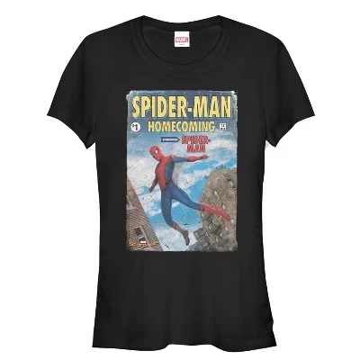 Женская футболка Marvel Spider-Man Homecoming, черная