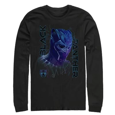 Мужской лонгслив Marvel Black Panther, черный
