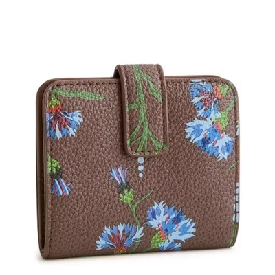 Женский кошелек Vera Bradley Essential Tab, в горошек