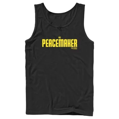 Мужская майка DC Comics Peacemaker Logo, черная