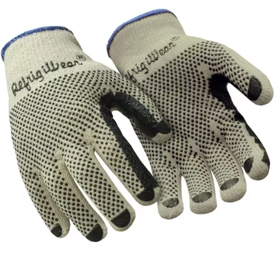 Перчатки RefrigiWear Midweight Dot Grip Gloves - Рабочие перчатки из утепленного трикотажа с ПВХ-покрытием, продаются десятками натуральных