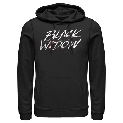 Мужское худи Marvel Black Widow Chalk Logo, черное