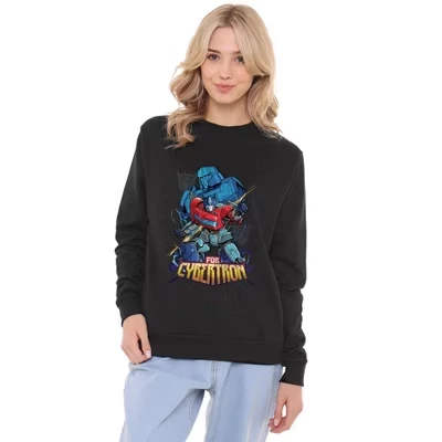 Женская толстовка One For Cybertron Thunder Crew черного цвета