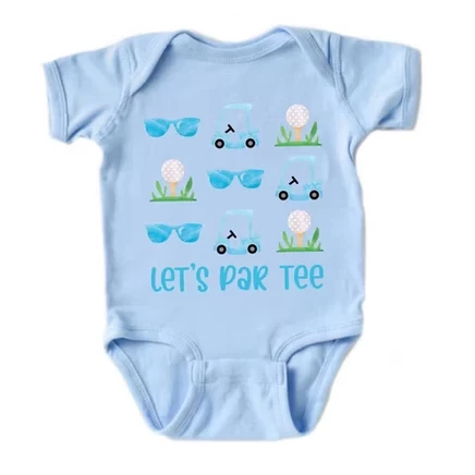 Боди для младенцев The Juniper Shop Let's Par Tee