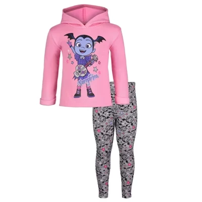 Комплект Disney для девочки Vampirina худи и леггинсы, розовый
