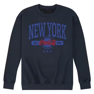 Мужская - - Флисовая толстовка New York Pause Refresh 1886 с графическим рисунком синего цвета