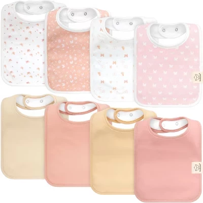Детские слюнявчики KeaBabies, 8 шт., разноцветные