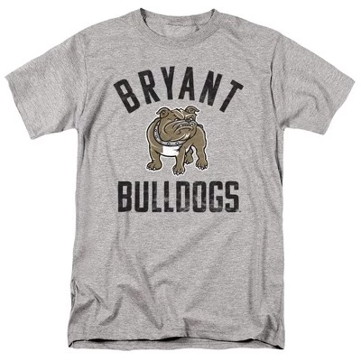 Мужская футболка NCAA Bryant Bulldogs, серый меланж