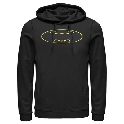 Мужская толстовка с капюшоном Modern Wing Pull Over с логотипом Бэтмена, черная