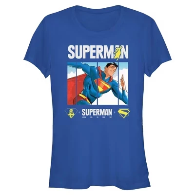 Женская футболка DC Comics Superman Fast Hero, синяя